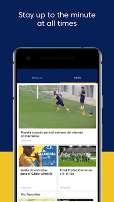 Cádiz CF android App screenshot 0